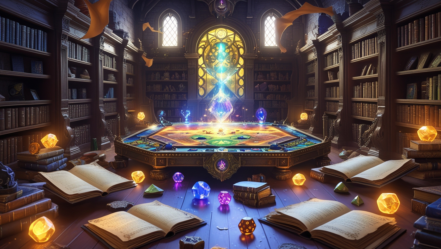 Jogo de tabuleiro em ação
